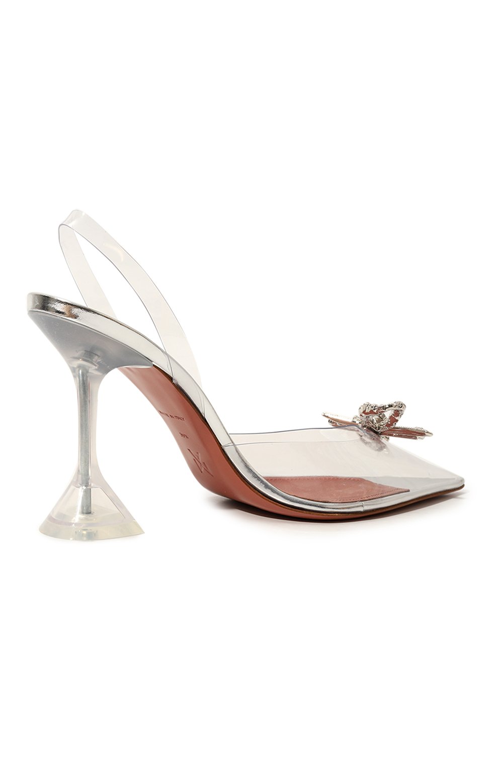 Туфли rosie glass sling 95 AMINA MUADDI, арт. R0SIE GLASS SLING 95/PVC, фото 5