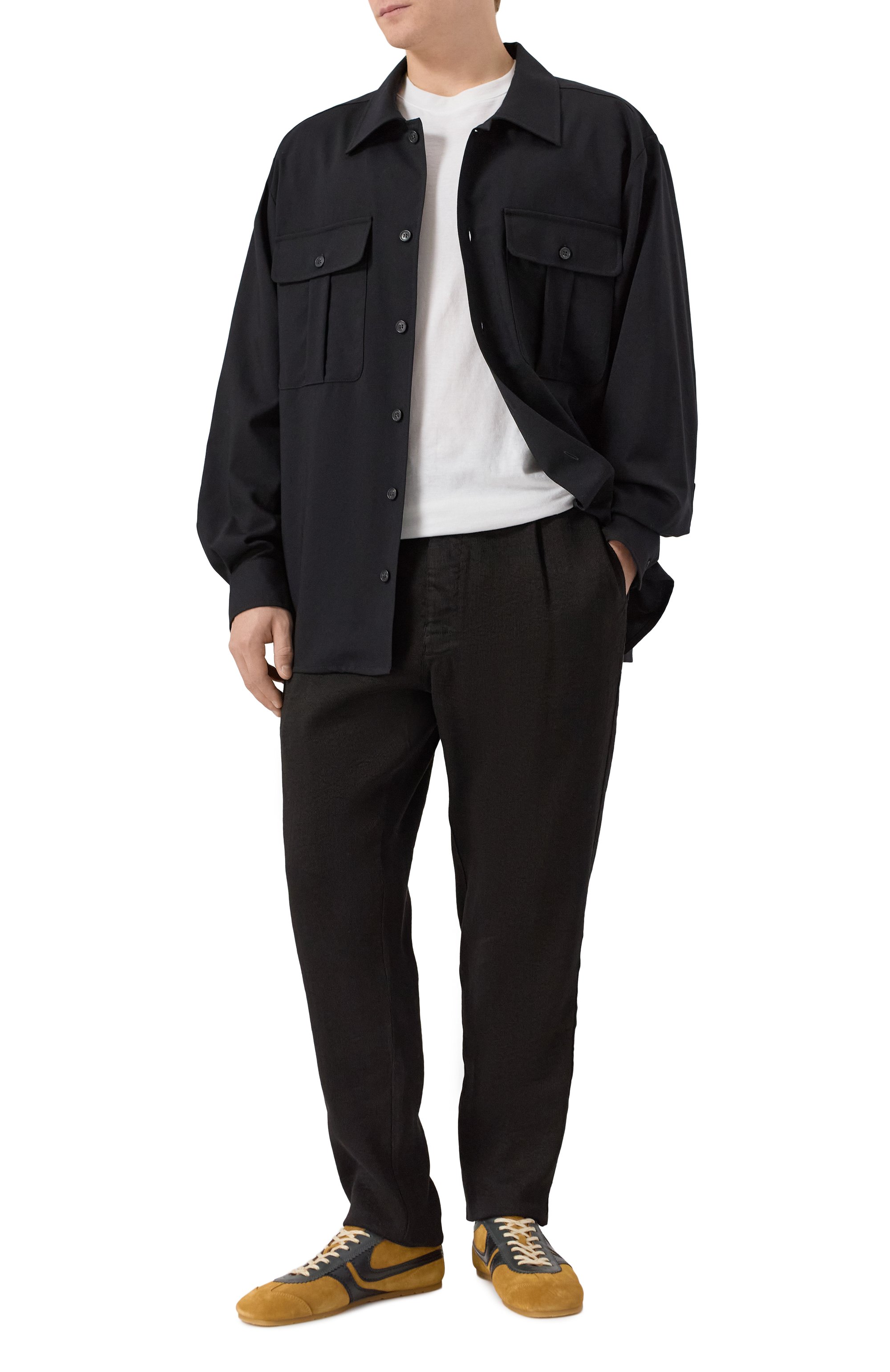 Брюки изо льна и вискозы TRANSIT, арт. CFUTRWH170, фото 2