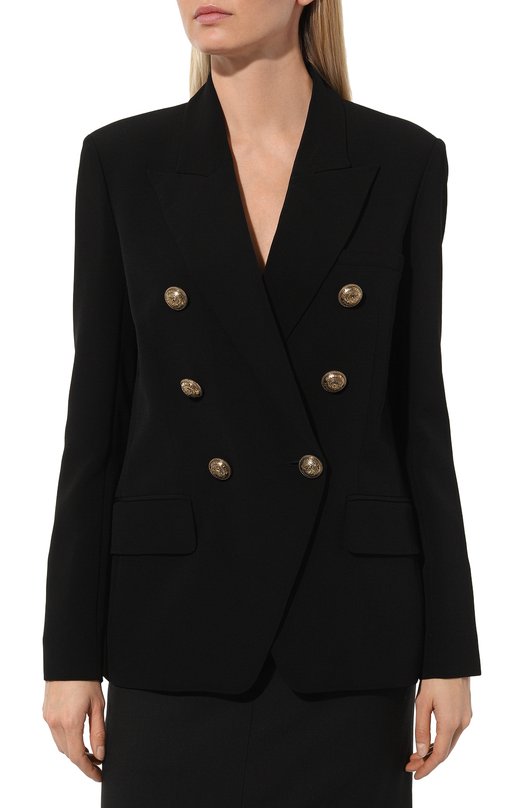 Жакет из вискозы Balmain UF17112V089 Чёрный  UF17112V089 Фото 3