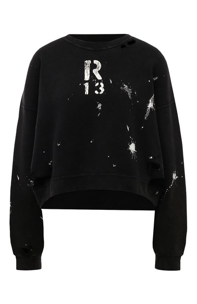 Хлопковый свитшот R13, арт. R13WK094-001AG, фото 1