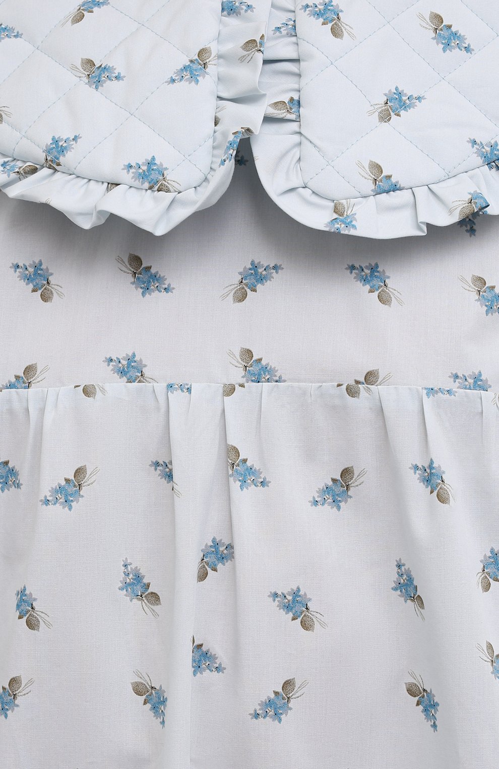 Хлопковое платье LOOM BY RODINA голубого цвета по цене 37500 руб., арт. LBR-014, фото 5 Хлопковое платье LOOM BY RODINA, арт. LBR-014, фото 5