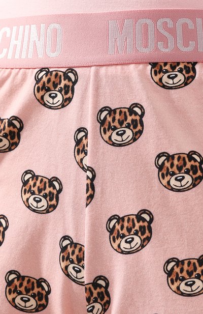Хлопковые шорты MOSCHINO розового цвета по цене 7415 руб., арт. A4216/9015, фото 5 Хлопковые шорты MOSCHINO, арт. A4216/9015, фото 5