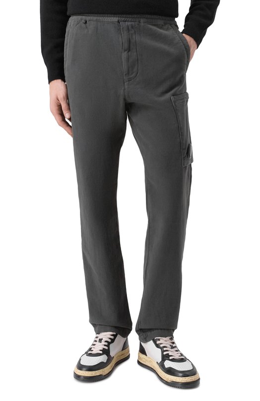 Хлопковые брюки C.P. Company 19CMPA279A110482G Серый  19CMPA279A110482G Фото 3