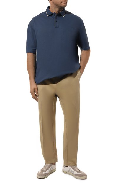 Поло PAUL&SHARK синего цвета по цене 24750 руб., арт. 14311719, фото 2 Поло PAUL&SHARK, арт. 14311719, фото 2