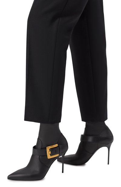 Женские кожаные ботильоны anthem 95 BALMAIN, арт. HN1TE282/LSNA