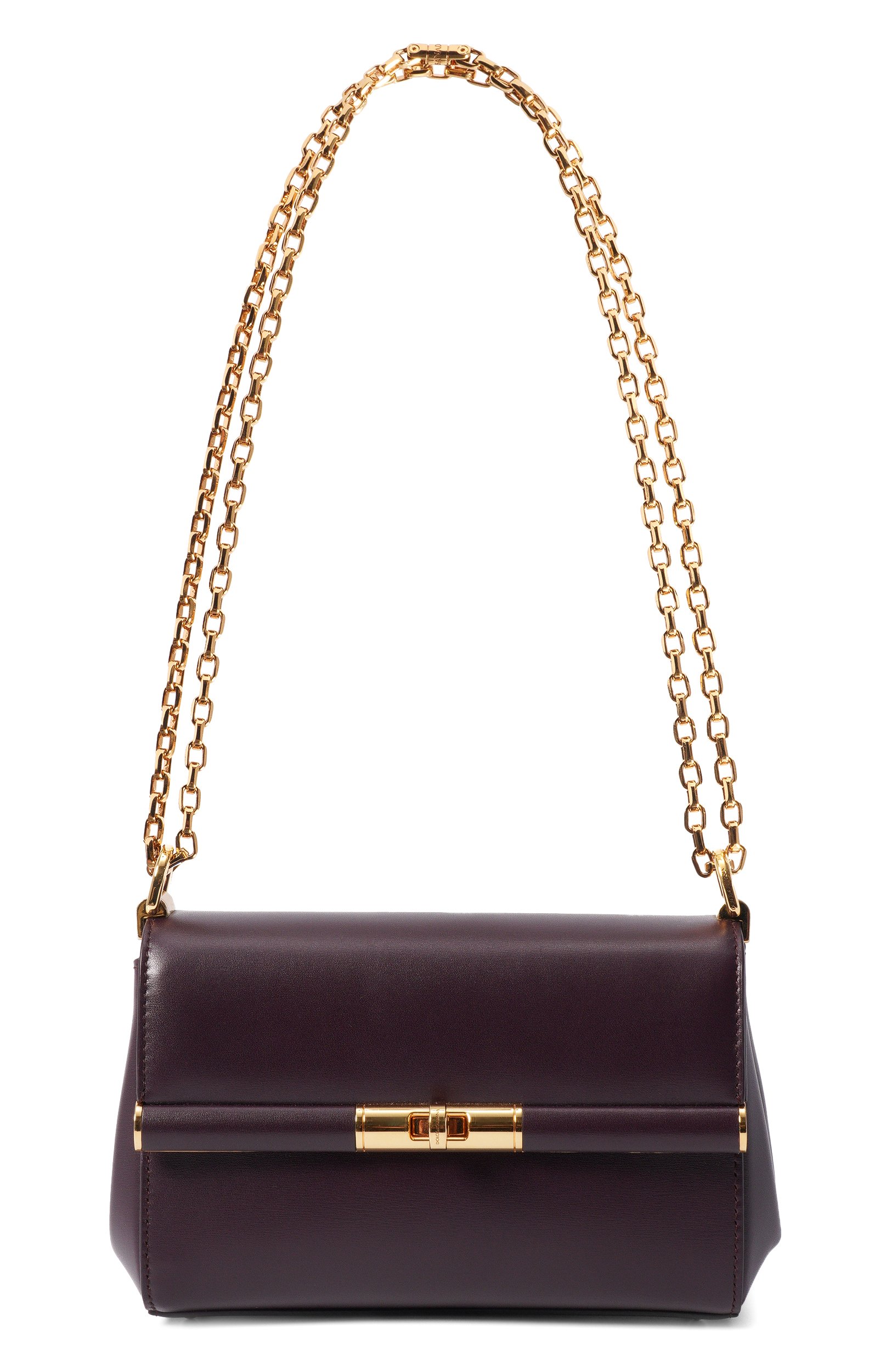 Сумка marlene mini DOLCE & GABBANA бордового цвета по цене 206000 руб., арт. BB7766/A3G19, фото 1 Сумка marlene mini DOLCE & GABBANA, арт. BB7766/A3G19, фото 1