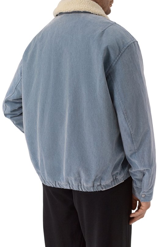 Джинсовый бомбер BOSS Orange 50548852 Голубой  50548852 Фото 4