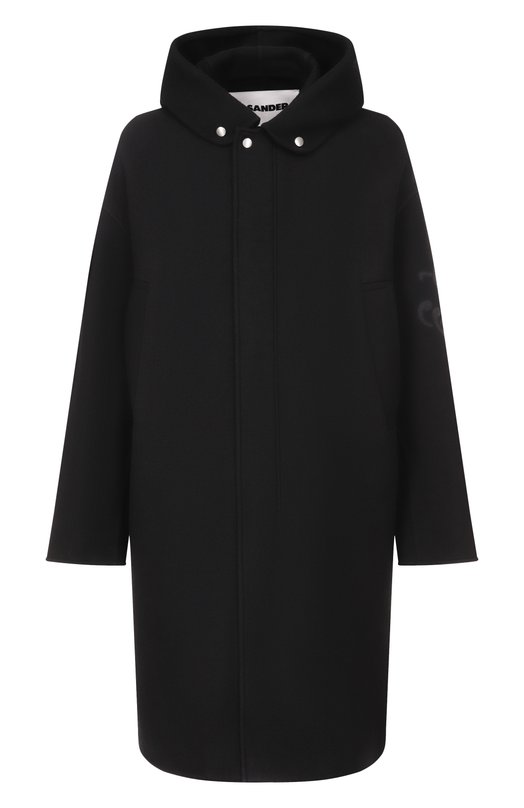 Шерстяное пальто Jil Sander J47AA0121-J40020 Чёрный J47AA0121-J40020