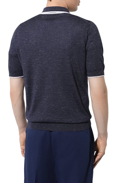 Поло из шерсти и шелка ZILLI, арт. KZP002M0345VHEM00, фото 4