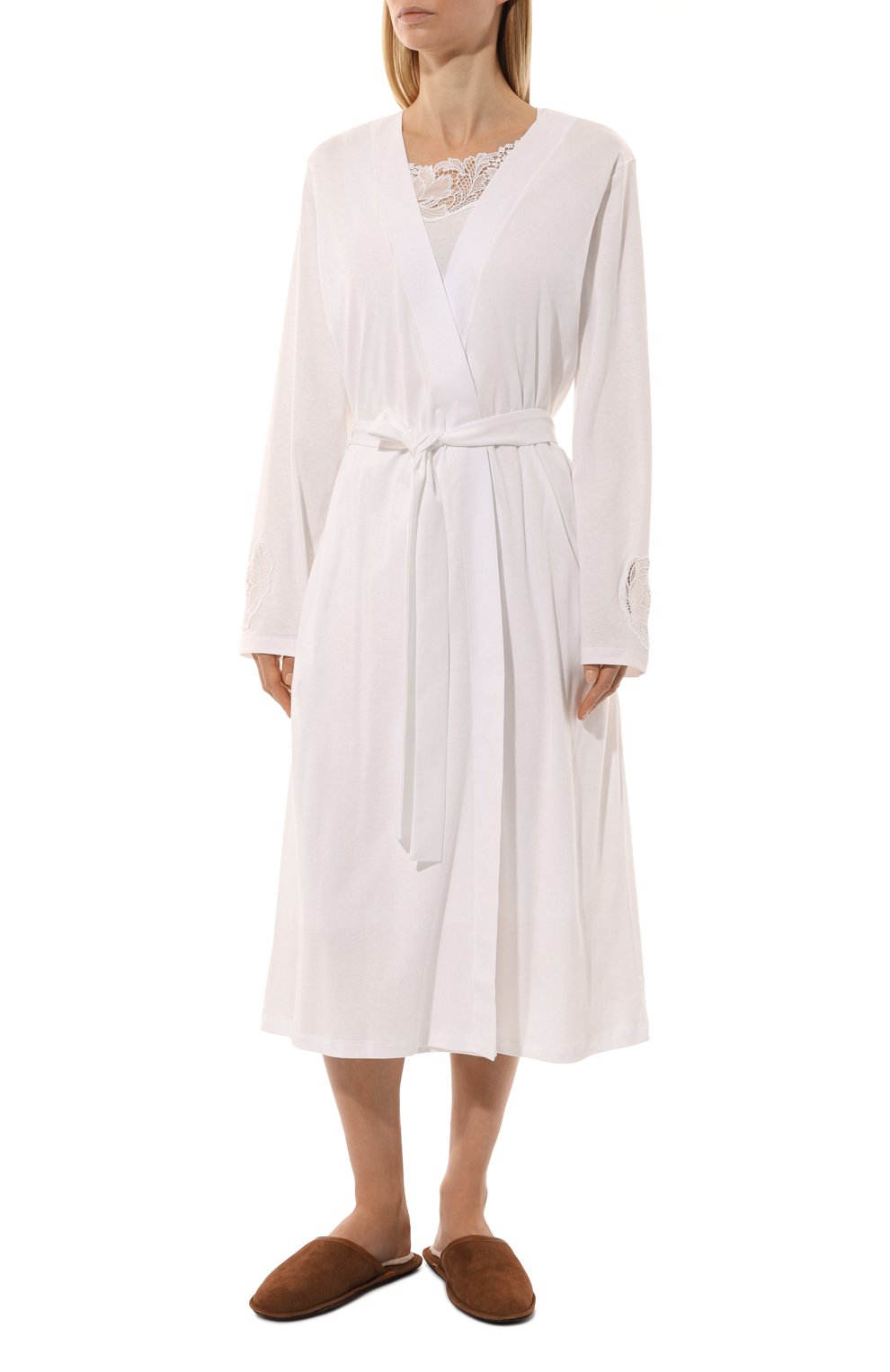 Хлопковый халат HANRO, арт. 074895, фото 3