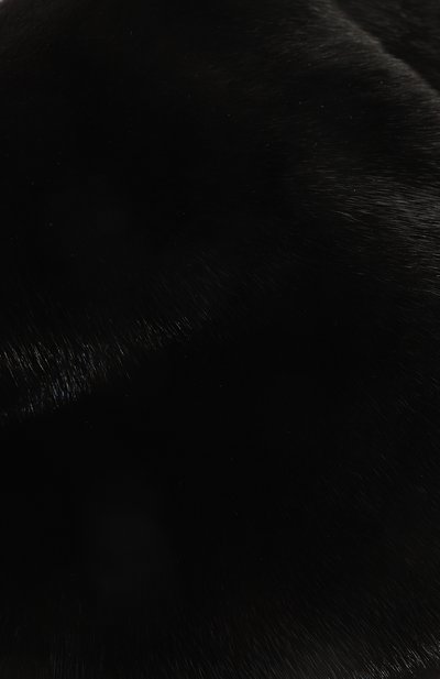 Меховая шапка нея из норки и лисы FURLAND черного цвета по цене 97900 руб., арт. 0091900110080400275, фото 4 Меховая шапка нея из норки и лисы FURLAND, арт. 0091900110080400275, фото 4