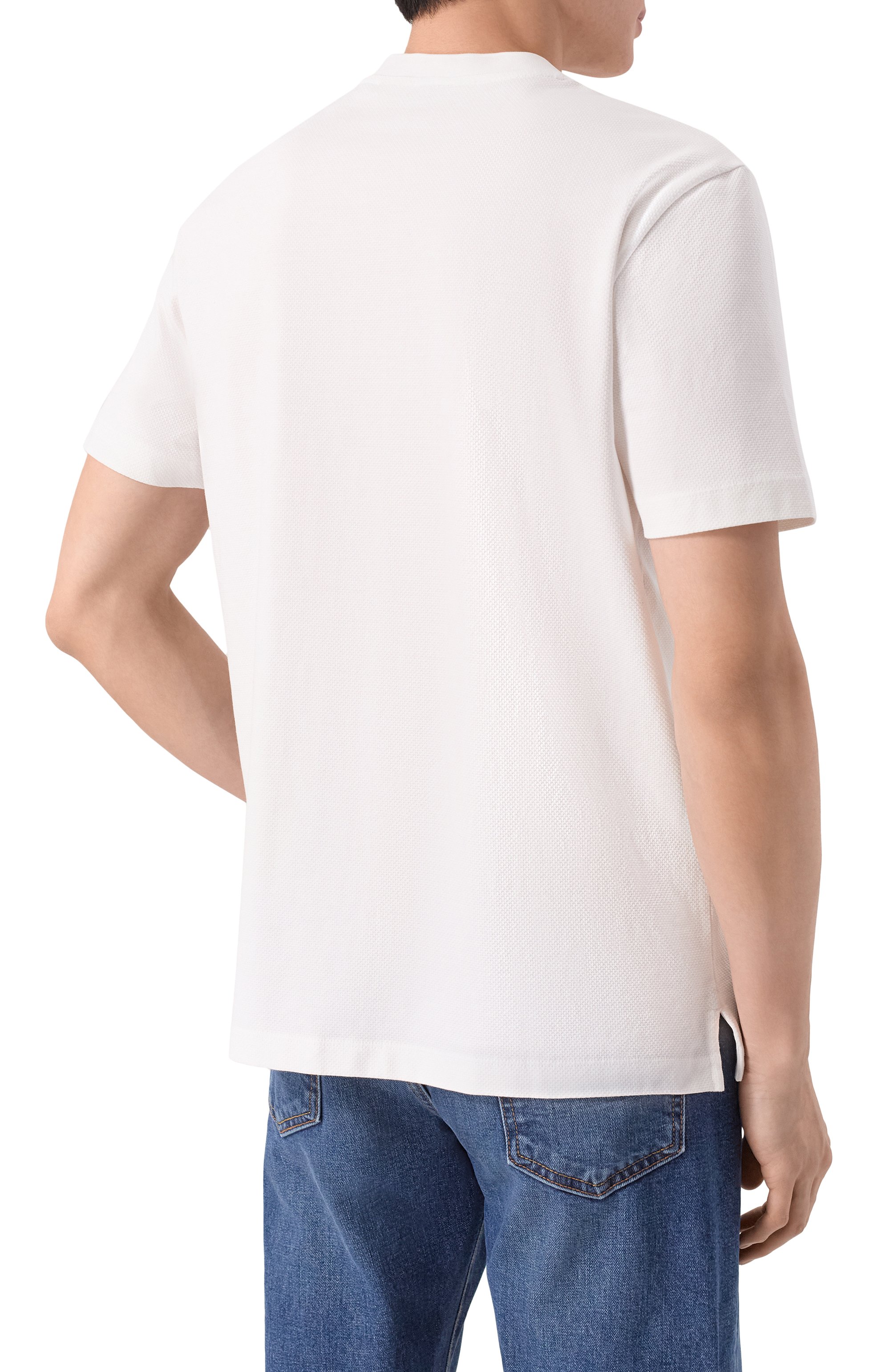 Хлопковая футболка BOSS, арт. 50555163, фото 4