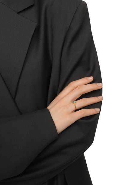 Кольцо с зеленым фианитом JEWLIA, арт. JR-116зп, фото 2