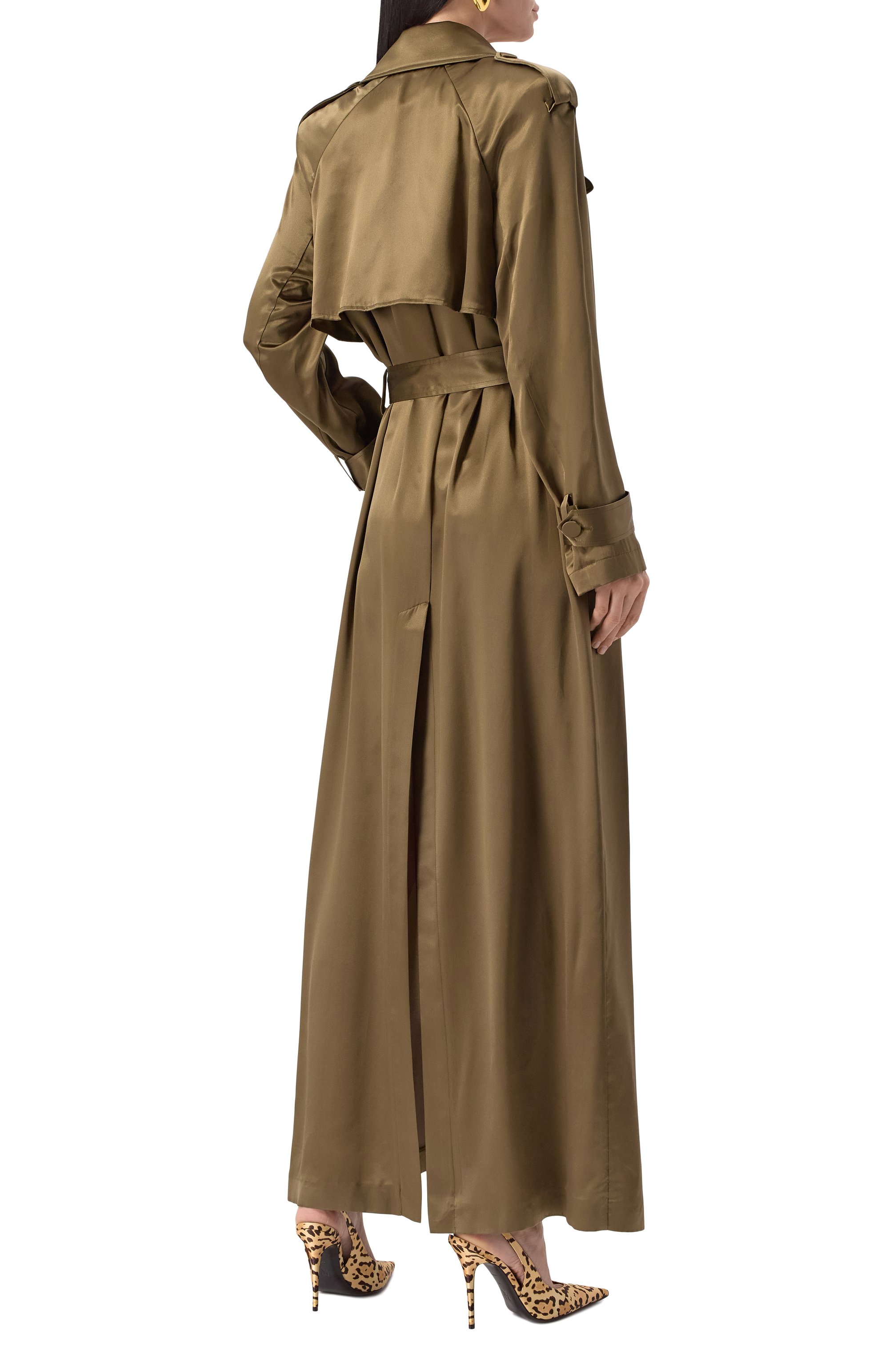 Атласный тренч GIUSEPPE DI MORABITO, арт. 04SSLD136 04422, фото 4