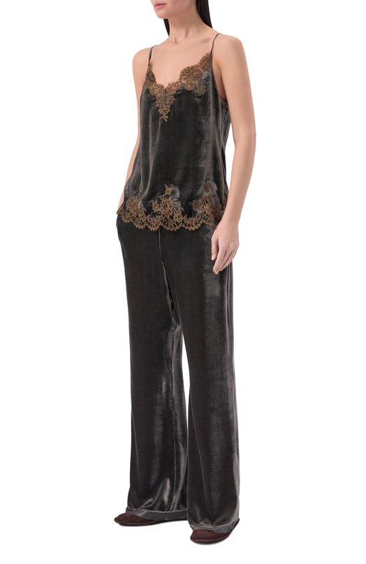 Бархатные брюки I.D. Sarrieri L1170 Серый  L1170 Фото 2