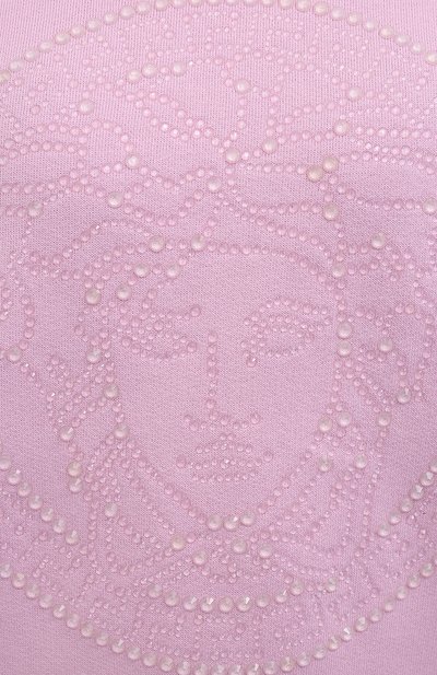 Хлопковый свитшот VERSACE светло-розового цвета по цене 99950 руб., арт. 1001570/1A01174, фото 5 Хлопковый свитшот VERSACE, арт. 1001570/1A01174, фото 5