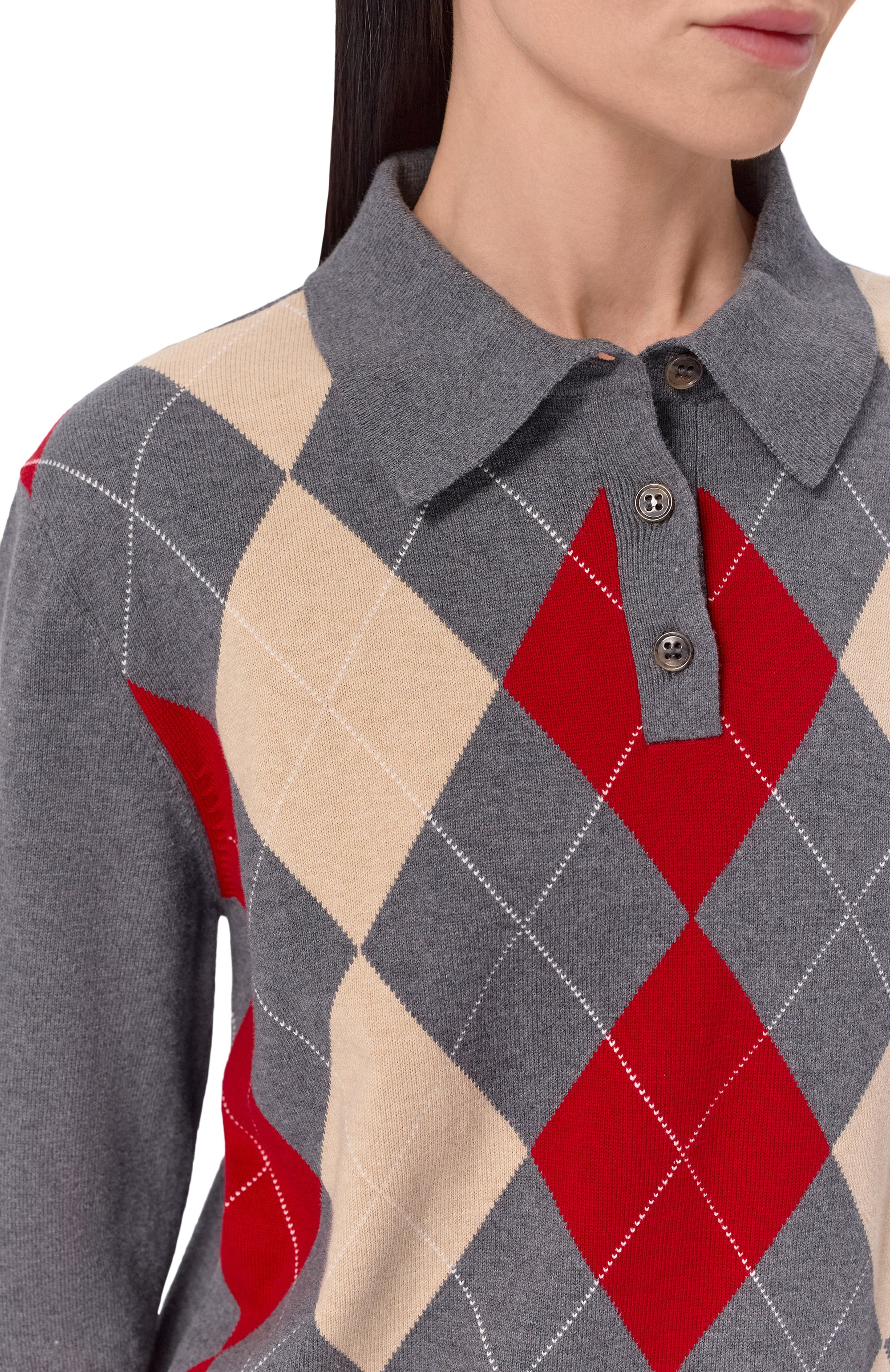 Поло из хлопка и кашемира ADDICTED, арт. AD2603, фото 5