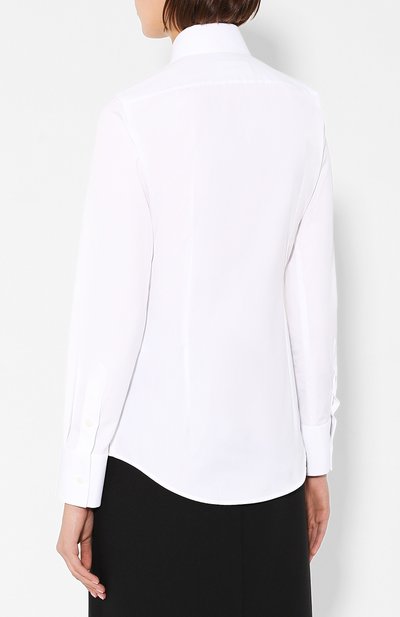 Хлопковая рубашка DSQUARED2 белого цвета по цене 26850 руб., арт. S75DL0636/S36275, фото 4 Хлопковая рубашка DSQUARED2, арт. S75DL0636/S36275, фото 4