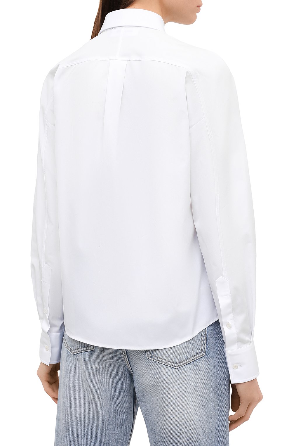 Хлопковая рубашка DSQUARED2 белого цвета по цене 27950 руб., арт. S75DL0733/S36275, фото 4 Хлопковая рубашка DSQUARED2, арт. S75DL0733/S36275, фото 4