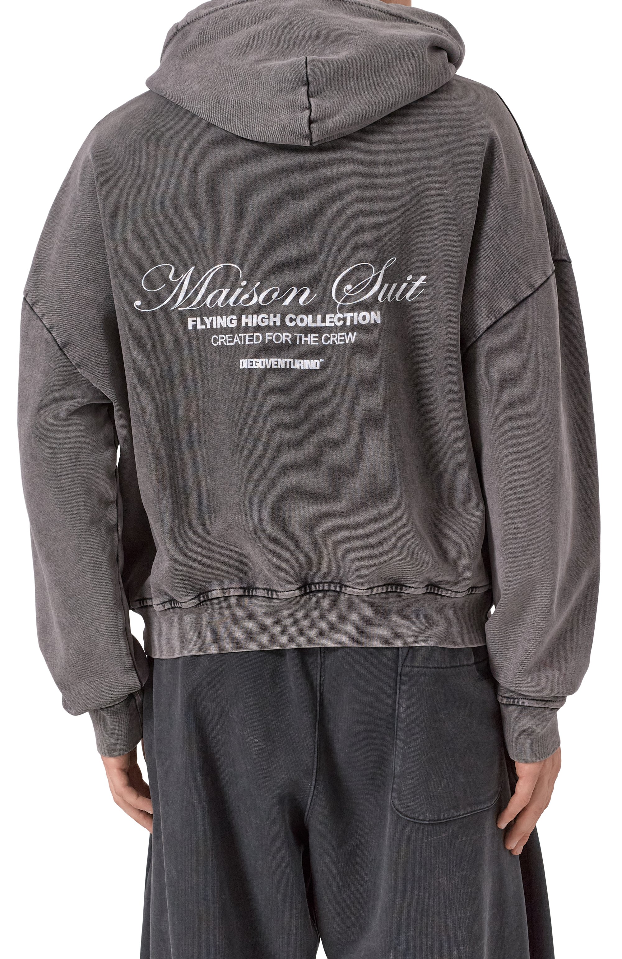 Хлопковая толстовка DIEGO VENTURINO, арт. DVFLZL0G0, фото 4