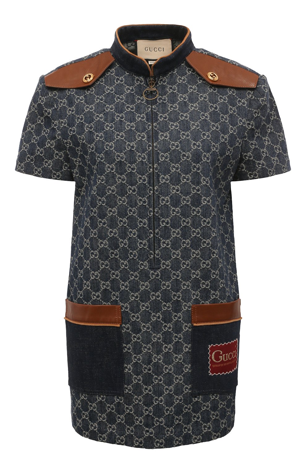 Джинсовое платье GUCCI синего цвета по цене 252000 руб., арт. 651391 XDBIP, фото 1 Джинсовое платье GUCCI, арт. 651391 XDBIP, фото 1