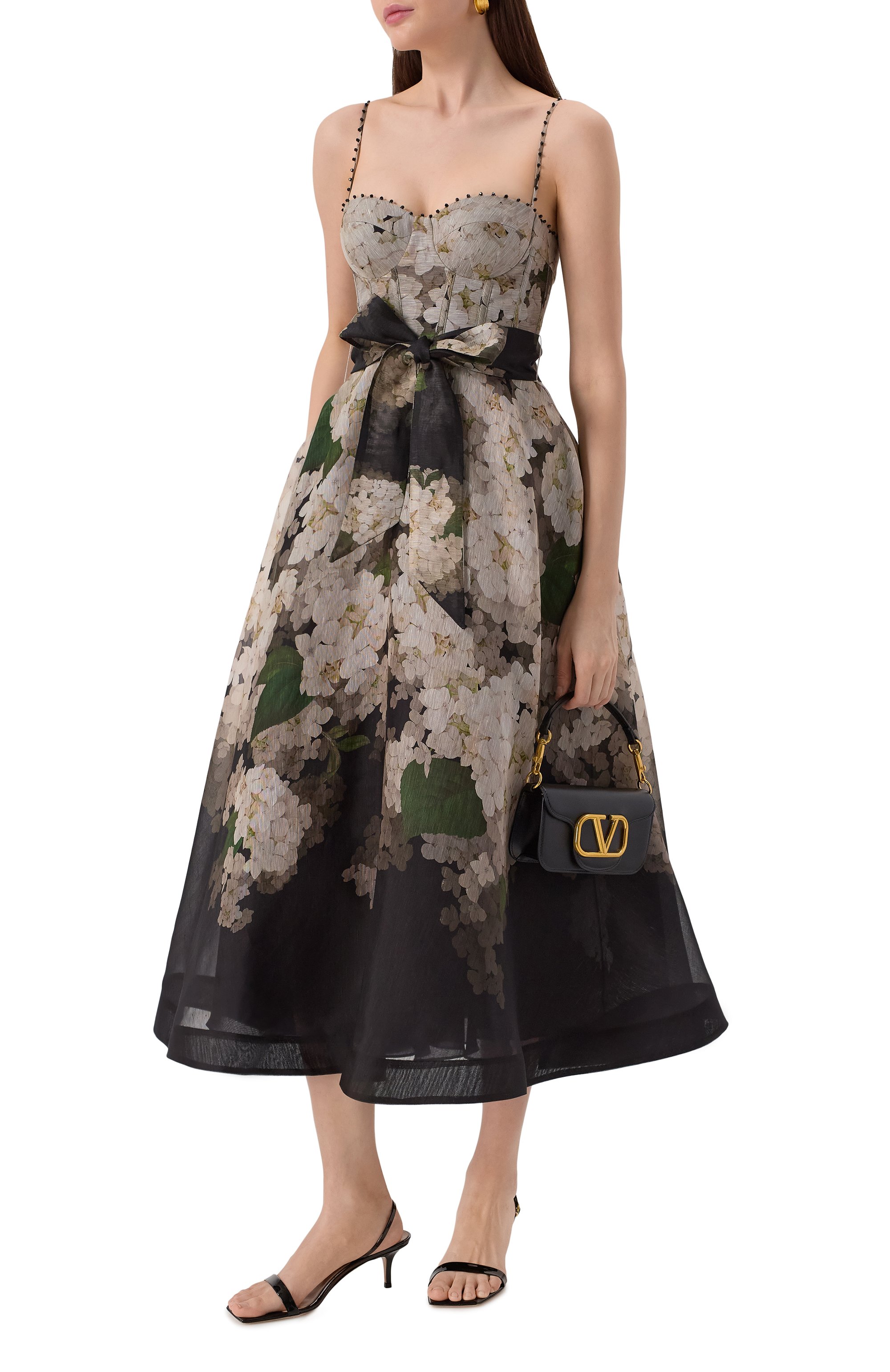 Платье изо льна и шелка ZIMMERMANN, арт. 3900DS253, фото 2