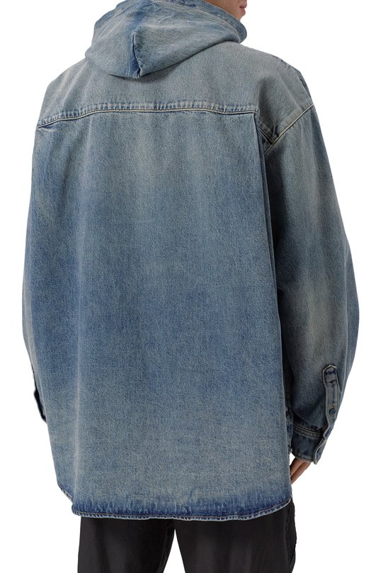 Джинсовая куртка Balenciaga 814227/THW25 Голубой  814227/THW25 Фото 4
