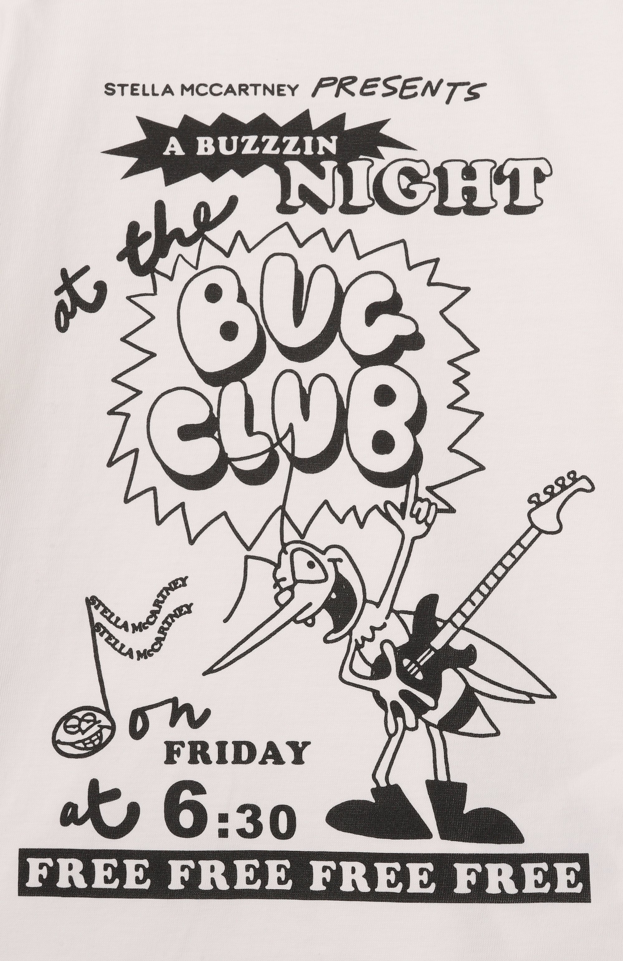 Хлопковая футболка STELLA MCCARTNEY кремового цвета по цене 8530 руб., арт. TY8P81, фото 3 Хлопковая футболка STELLA MCCARTNEY, арт. TY8P81, фото 3