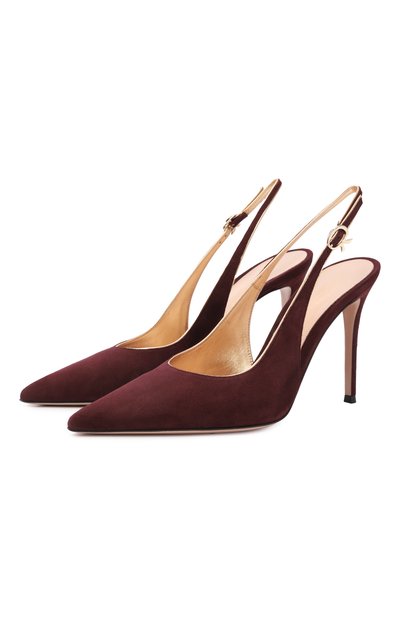 Женские замшевые туфли GIANVITO ROSSI, арт. G95532.95RIC.XCKRYMK