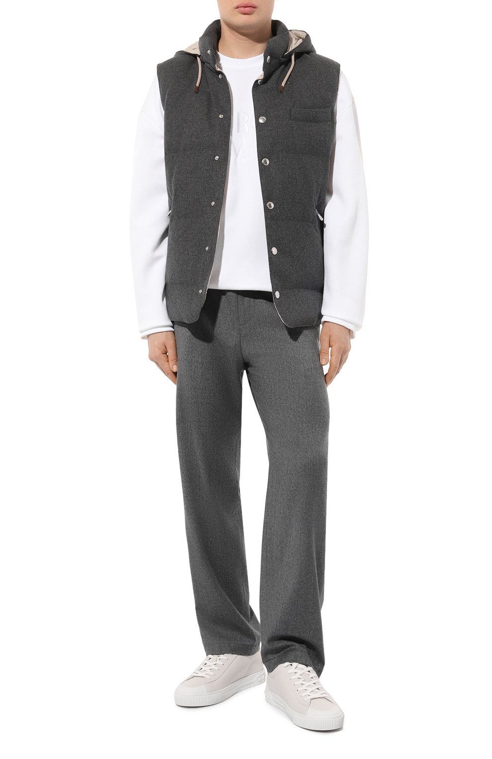 Пуховый жилет BRUNELLO CUCINELLI, арт. MM4851162, фото 2