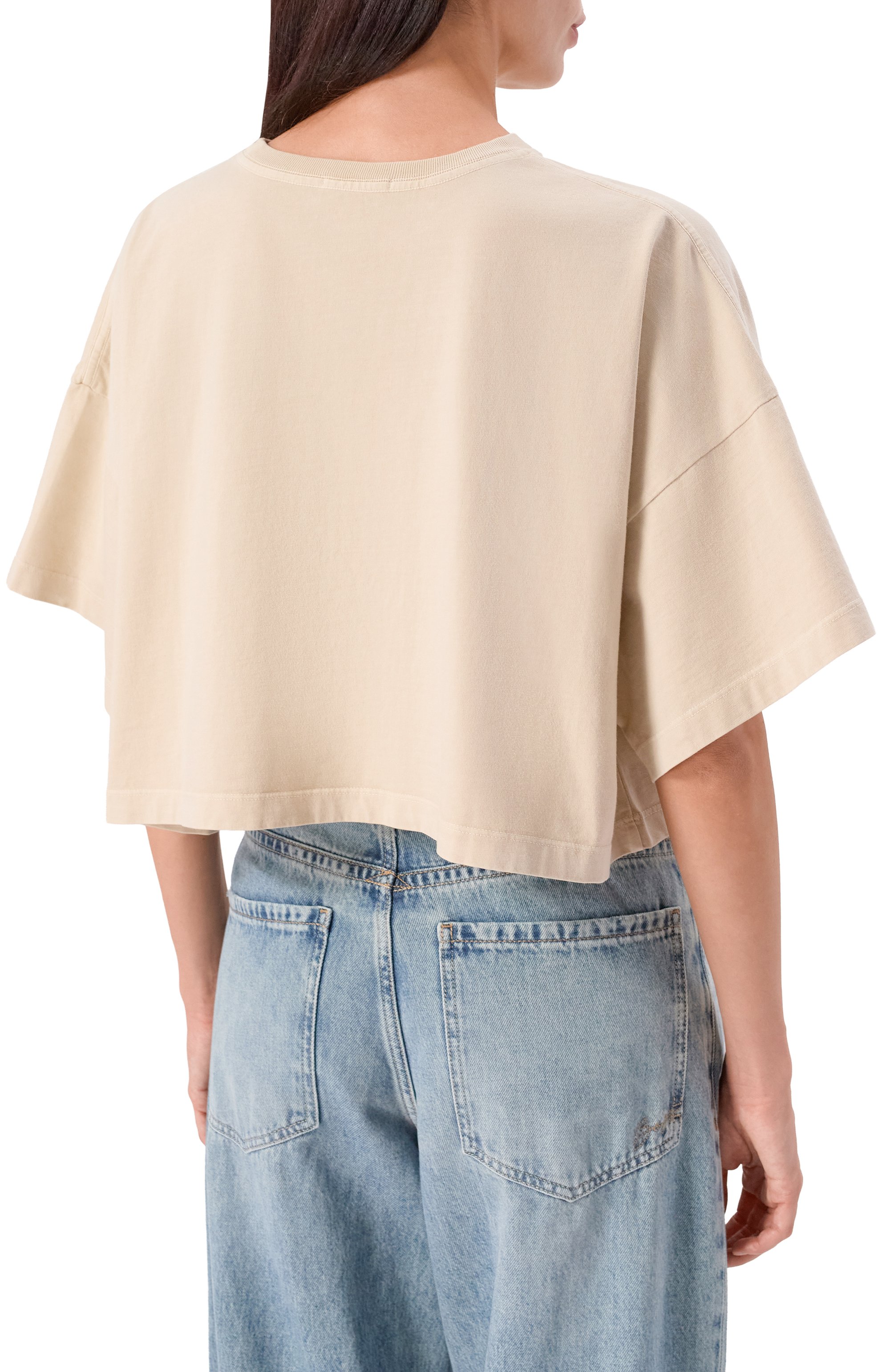 Хлопковая футболка arli AGOLDE, арт. A7370-1521, фото 4