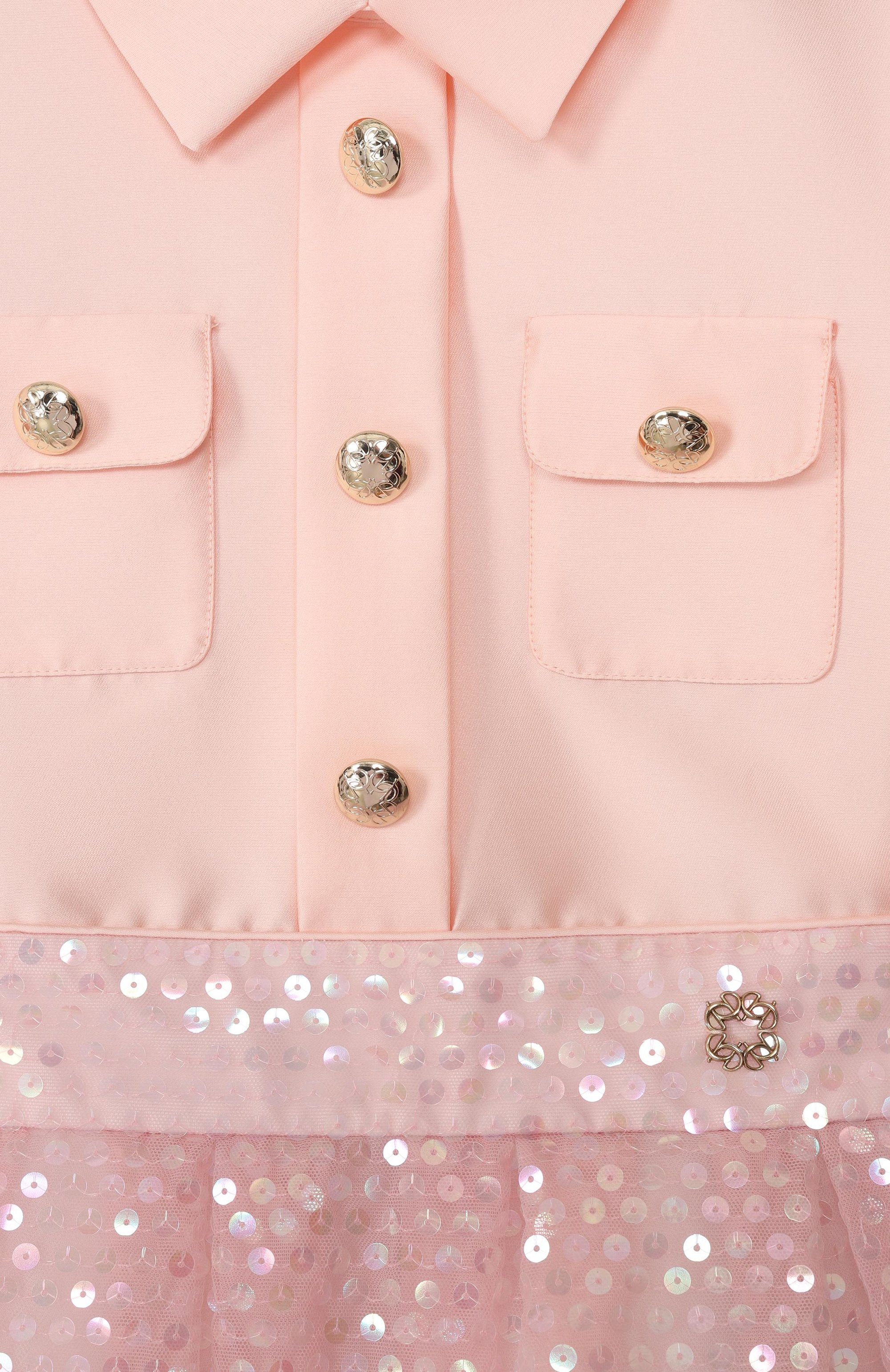 Хлопковое платье ELIE SAAB JUNIOR, арт. EFAB120 V1/TS0724_001, фото 3