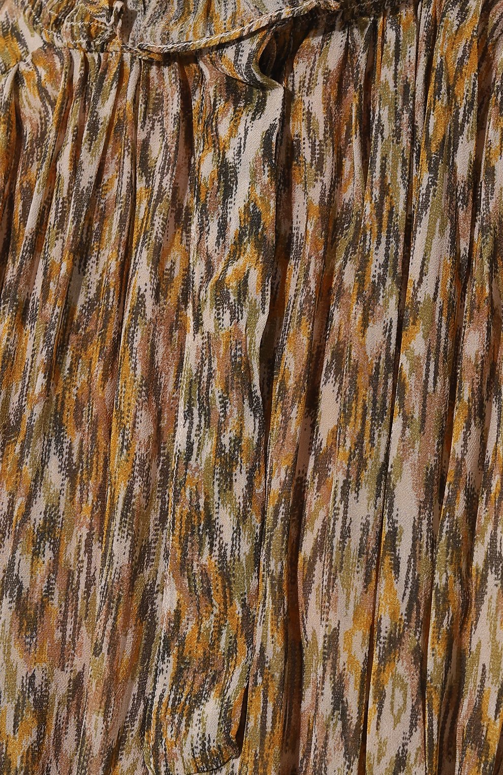 Платье из вискозы ISABEL MARANT ETOILE хаки цвета по цене 89950 руб., арт. 22ARO2198/22A034E67KI, фото 5 Платье из вискозы ISABEL MARANT ETOILE, арт. 22ARO2198/22A034E67KI, фото 5