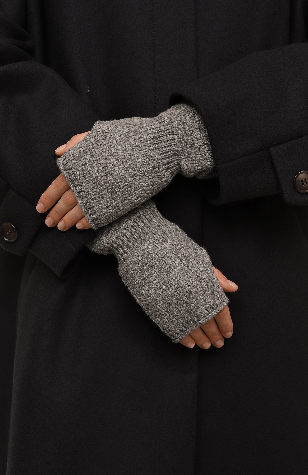 Кашемировые митенки INVERNI, арт. 5783GU, фото 2