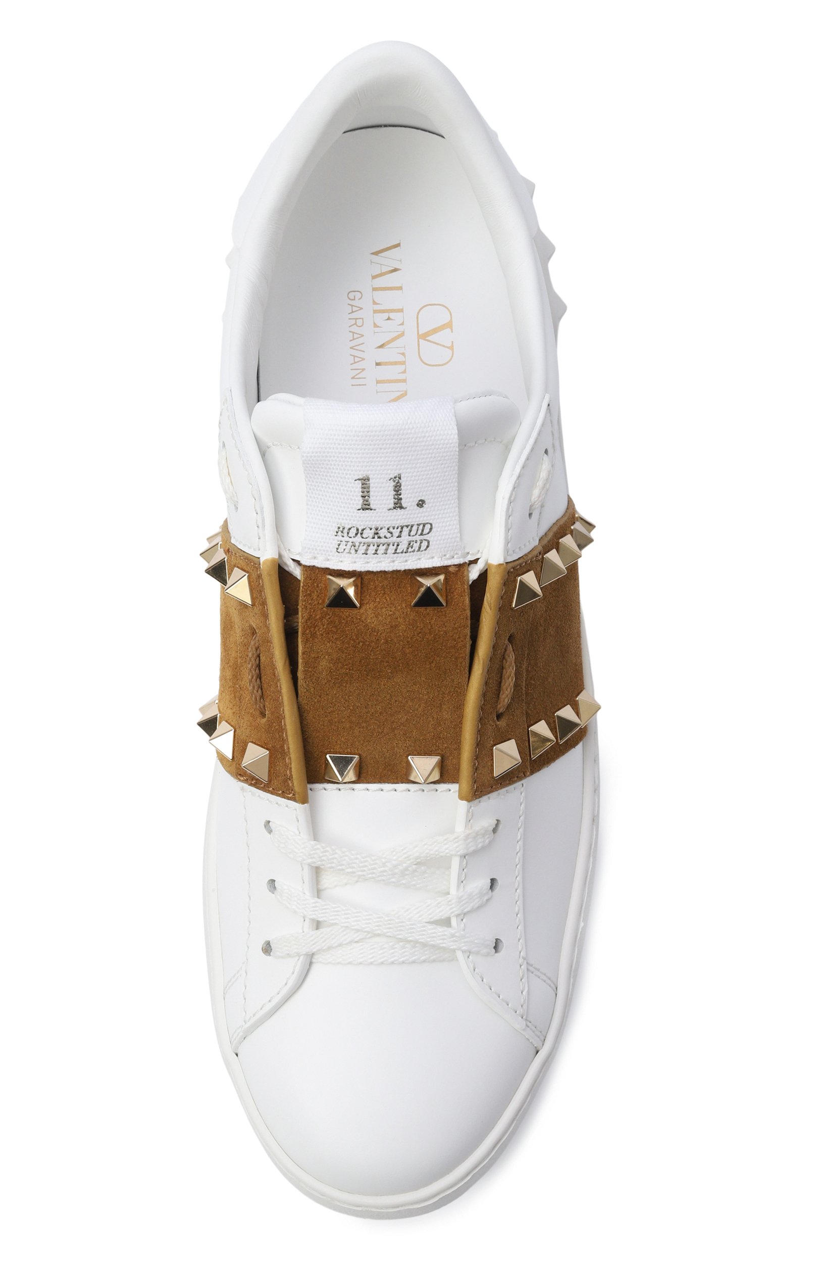Кожаные кеды rockstud untitled VALENTINO, арт. 9W2S0A01/ZBV, фото 6