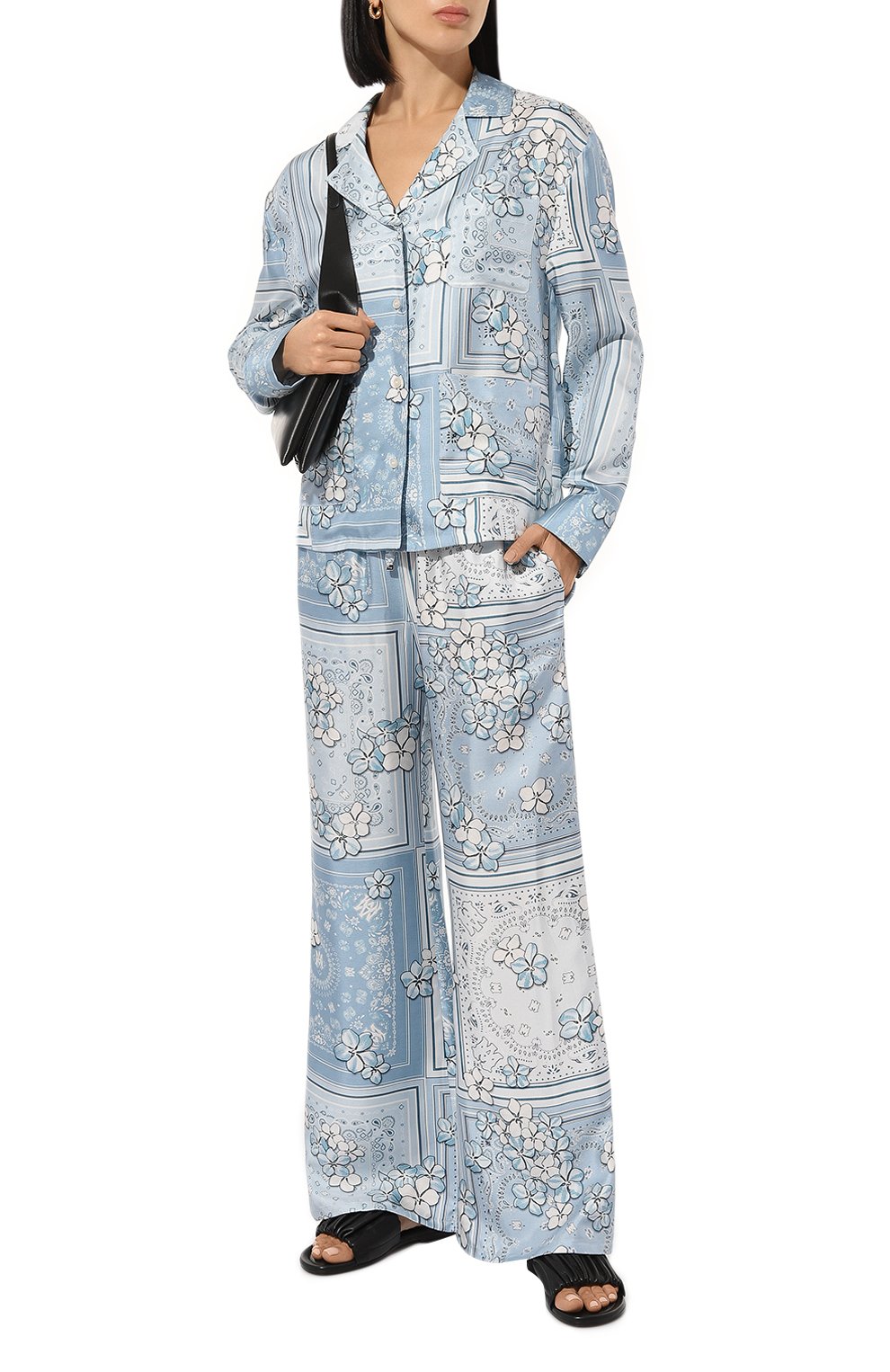 Шелковая блузка AMIRI, арт. AWSTCA1011, фото 2