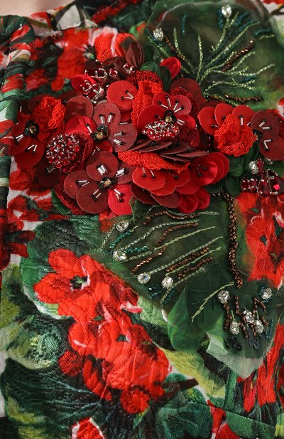 Жакет с принтом DOLCE & GABBANA красного цвета по цене 385500 руб., арт. F28MZZ/HSMY7, фото 5 Жакет с принтом DOLCE & GABBANA, арт. F28MZZ/HSMY7, фото 5