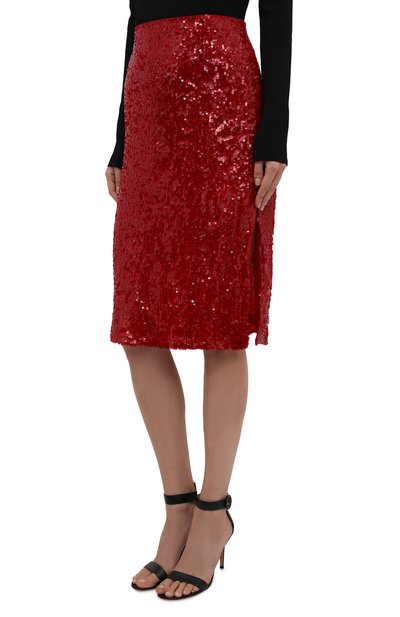Юбка из вискозы с отделкой пайетками DRIES VAN NOTEN, арт. 212-010882-3223, фото 3