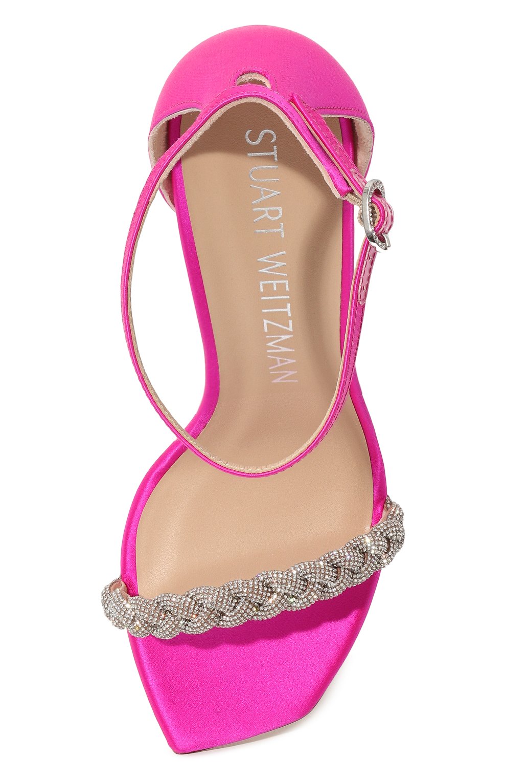 Текстильные босоножки nudistcurve 100 STUART WEITZMAN, арт. SD457/SAN, фото 6