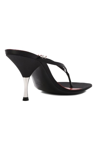 Атласные мюли jerry 80 SAINT LAURENT, арт. 869704/9QNA0, фото 5