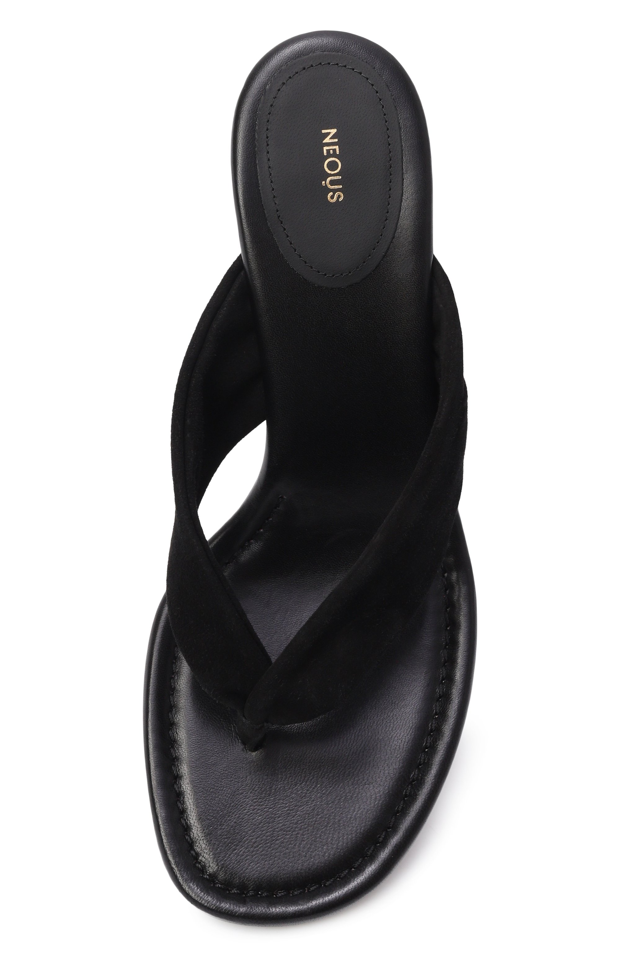 Кожаные мюли megrez NEOUS черного цвета по цене 78200 руб., арт. 00516B01/SUEDE, фото 6 Кожаные мюли megrez NEOUS, арт. 00516B01/SUEDE, фото 6