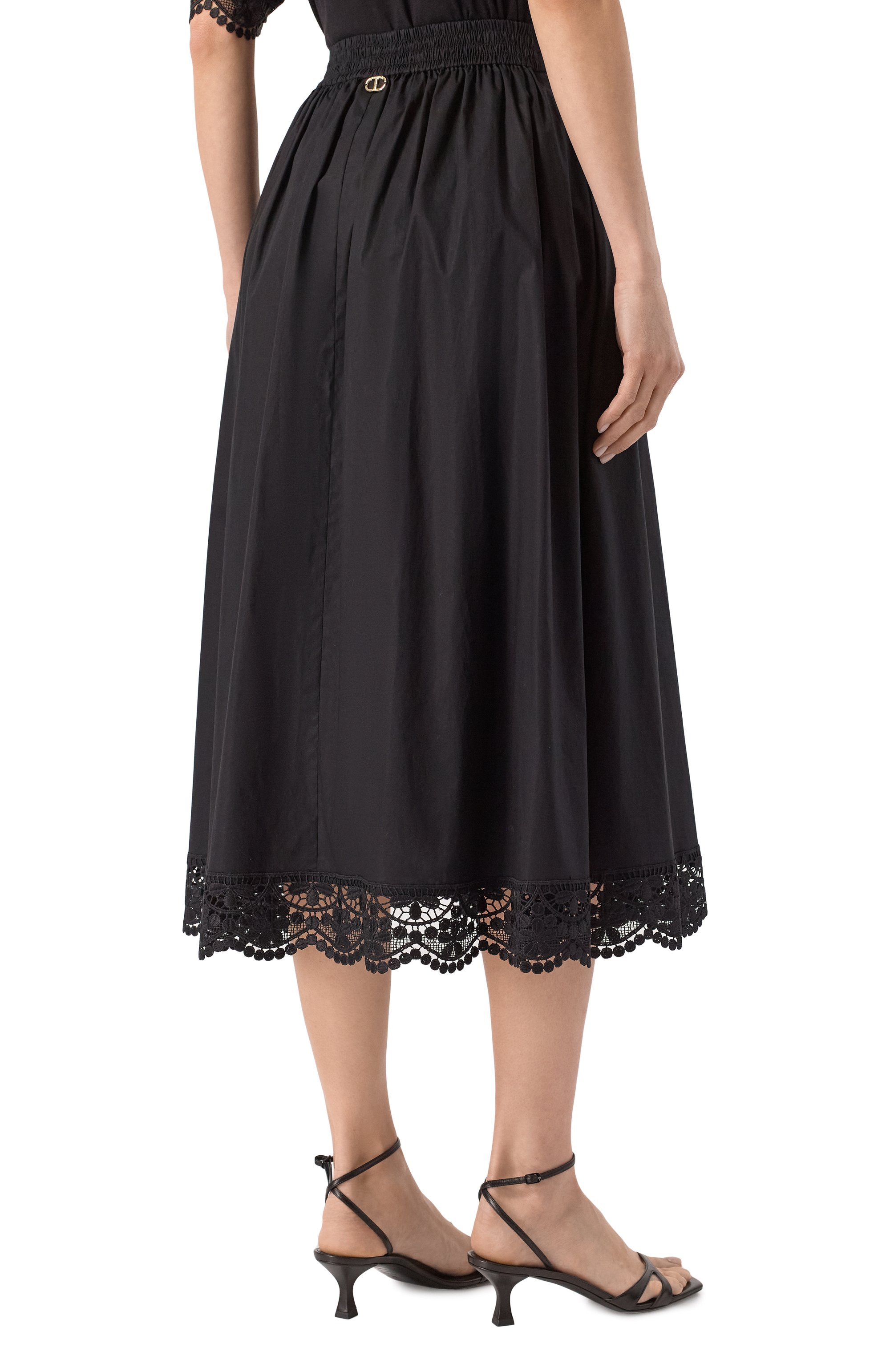 Хлопковая юбка TWINSET, арт. 251TT2095, фото 4