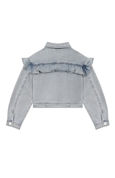 Джинсовая куртка с отделкой стразами MOSCHINO, арт. HDS056/L0E34, фото 2