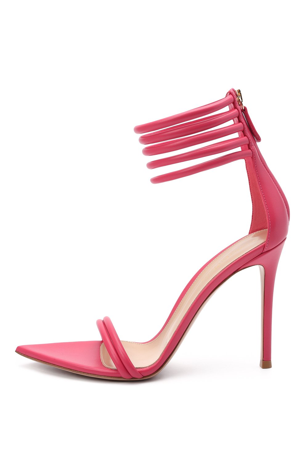 Кожаные босоножки dala GIANVITO ROSSI, арт. G61695.15RIC.NAPRUR0, фото 3