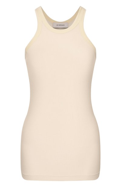 Женская майка из хлопка и шелка SPORTMAX, арт. SPXFUMAT0