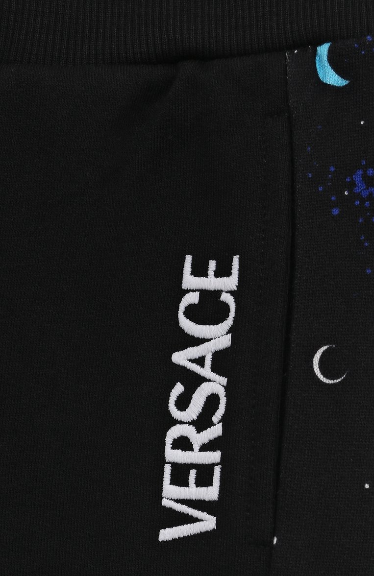 Хлопковые джоггеры VERSACE, арт. 1003036/1A08307/4A-6A, фото 1