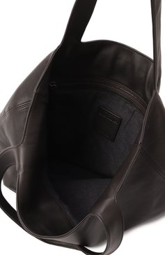 Мужская сумка-шопер ZEGNA темно-коричневого цвета, арт. C2241Z/LH0T0 | Фото 5 (Материал: Натуральная кожа; Драгоценные камни: Проставлено; Материал сплава: Проставлено; Размер: large)