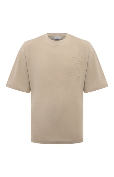 Хлопковая футболка OFF-WHITE, арт. 0MAA120F24JER004, фото 1