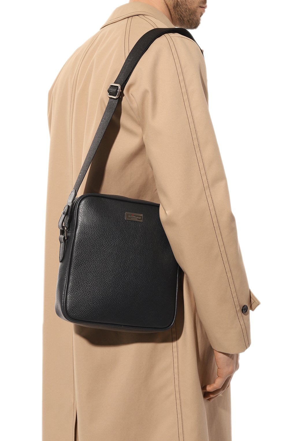 Кожаная сумка KITON, арт. UBMESSN00845, фото 2