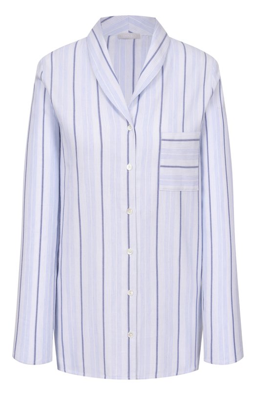 Хлопковая рубашка Hanro 074967 Голубой 074967